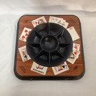 Michigan Rummy Plastic Game Board Tray Card Game  66 1970 Lowe Vintage Games