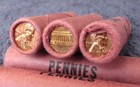 1968   original Bank Wrapped    Uncirculated Lincoln Cent Roll - Obw Penny s -
