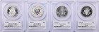 2014 W Reverse Proof Silver Kennedy 4 Coin Pcgs Pr70 Ms70 50th Anniversary Set