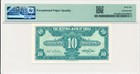 Central Bank Of China China 1 Chiao 10 Cents 1940  Pmg  66epq