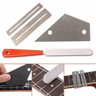 Guitar Fret Crowning File Leveling Tool Grinding Protectors Diy Repair Tools Set