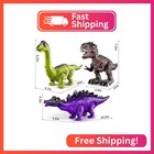 Blmukce 3-pack Electronic Walking Dinosaur Toys For Kids 3-5  Moving Dinosaurs T