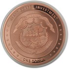 African Elephant 5 Oz  999 Giant Copper Proof-like Coin 2025 Liberia