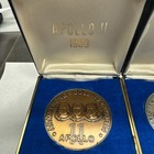 3 Set Nasa Apollo 11 Medals 2-silver 1 5oz Each    1-bronze Medallic Art Co Maco