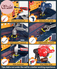 Kids Tool Bench With Realistic And Electric Drill  Construction Workbench Toys F