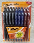 Lot 6 Packs Of 18 108 Bic Bu3 Grip Retractable Ball Pens 1 0 Mm Assorted Colors