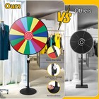 36  Heavy Duty Spinning Prize Wheel 18 Slots Tabletop   Floor Spinner With Stand
