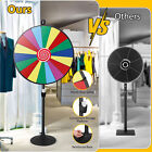 36  Prize Wheel 18 Slots Color Spin Wheel Adjustable Spinner Game W round Base