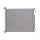 Perma Child Safety 71 In  Wide X 33 In  Tall Brown Retractable Baby Gate