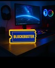 Blockbuster Led Light Box Sign     Rgb Lamp   Remote Control 3d Printed