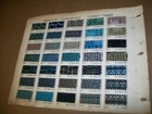 1957 1958 1959 Mercury   Lincoln   1960 Mercury Car Upholstery Sample Set-used