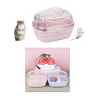 Portable Pet Travel Cage Small Pet Carrier Ventilable Hamsters Handheld-case Box