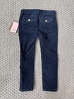 Nwt Juicy Couture Dark Blue Straight Leg Jeans Bottoms Size 2 Toddler