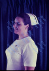1971 35mm Slides Lot Of 2 Female Nurse White Uniform Cap Portrait  11451