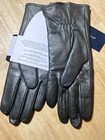 Med Charter Club Women s Cashmere Lined Leather Gloves In Dark Pewter   88 50