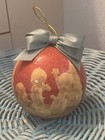 Vintage 1994 Precious Moments Christmas Ball Round Ornament 3  Enesco