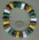 African Trade Beads Vintage Antique Czech Glass Drop Pendent Mali Wedding Beads
