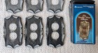 Set Of 3 Vtg Amerock Carriage House Duplex Outlet Cover Plates - Antique Silver