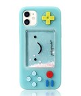 Squishy 3d Cartoon Game Shape Case Compatible With Creative Iphone 12 Blue