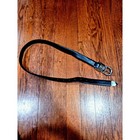 Dehanche Hollyhock Belt Small Black Leather Silver Ring Buckle Western Style