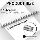 Nickel Anode Pure Bar 99 6  Nickel Rods  Diameter 0 32 In  Length 7 87 In  Fo   