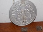Vintage Connecticut State Land Aluminum Embossed Sign