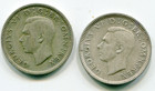 Uk Six Pence  1943   1942  Lotdec3813