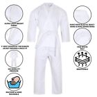Martial Arts Karate Uniform With Belt Training For Kids   Adult Lightweight Mma 