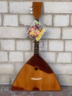 Nos  Balalaika Prima 3 Strings Vintage Soviet Era Folk Instrument Ukraine nos 