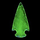 Uranium Glass Arrowhead