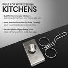 Rattleware Stainless Steel Egg Rings - Commercial-grade - Heat-resistant  2 Ring