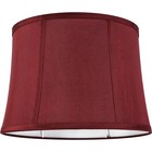 Goso Burgundy Lamp Shades For Table And Floor Lamps 12x14x10 Inch Spider Drum Fa
