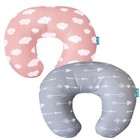 Nursing Pillow Cover Breastfeeding For Boppy Pillow Safely With Zipper 2 Pack