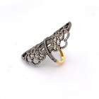 Pave Diamond Ring-925 Sterling Silver-victorian Ring-beautiful Elegant Ring-gift