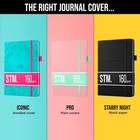 Bullet Dotted Journal A5 Dot Grid Notebook Hard Cover 120gsm Thick Paper