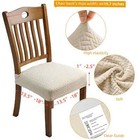 Stretch Chair Seat Covers For Dining Room Removable Chair Seat   cushion Slipcover