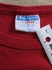 Vintage Mens Champion Red Long Sleeve Shirt  Size Xl 100 cotton Embroidered Logo