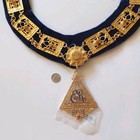 Vintage Blackington Bpoe Elks Lodge 1419 Exalted Ruler Collar Jewel