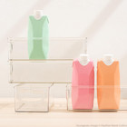 2 Pack Stackable Plastic Storage Organizer Container Bin  Stackable Storage Bins