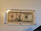 New Acrylic Currency Case Holds 100 Us Bills Free Fast Texas Shipping W  Sec Key