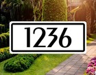 Personalized Home Address Sign Aluminum 5  X 12  Custom House Number Plaque