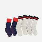 3x Vintage Heavyweight Cotton Thick Tube Boot Socks Lot Men   s Retro Outdoor 70s