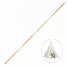 Replacement Wood Pole And Connector With 68  Length For Canvas Play Teepee Tent