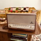 For Parts Vintage Grundig Wood Tube Radio Model 101-u Am fm