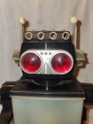 Vintage Old Battery-operated Plastic Toy Satern Tv Robot Collectible Toy 1970