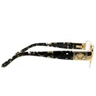 Versace Ve 1175b 1002 Gold Metal Rectangle Eyeglasses 53mm