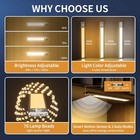 Usb Rechargeable Motion Sensor Led Lights  2 Pack Magnetic
