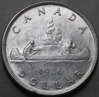 Canada George V Silver Dollar 1936   151799