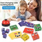 Kids Face Change Expression Puzzle Building Blocks Matching Toy Montessori Cube