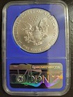 2017 p  American Silver Eagle Ngc Ms70 Struck At Philadelphia Blue Core 